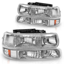 99-02 Chevy Silverado 1500 2500 HD 1500-3500 Suburban Tahoe Strålkastarenhet