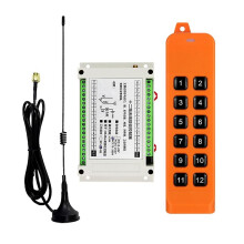 Wireless Digital 433MHz 12-Way RF Remote Control Switch Set with Receiver & Transmitter