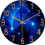 Round Silent Modern Quartz Vggklocka 30cm Batteridriven Wall Clock 1