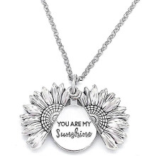 Collier Tournesol pour Femmes et Filles Tu es mon rayon de soleil