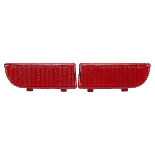 Red Bumper Reflector Pair for Mercedes Vito W639 2003-2015