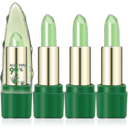 Aloe Vera Magic Temperature Color Change Lipstick Set 3Pcs Makeup