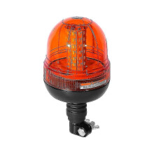 60 LED-ljus, bärnstensfärgad roterande varningsljus, vattentät, dammtät, trafikgodkänd, dragbil, bil, 1 st.