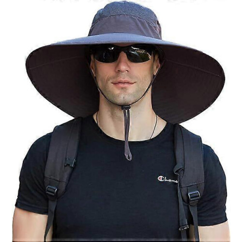 Cappello a secchiello super largo impermeabile UPF50+ per pesca, escursionismo e campeggio.