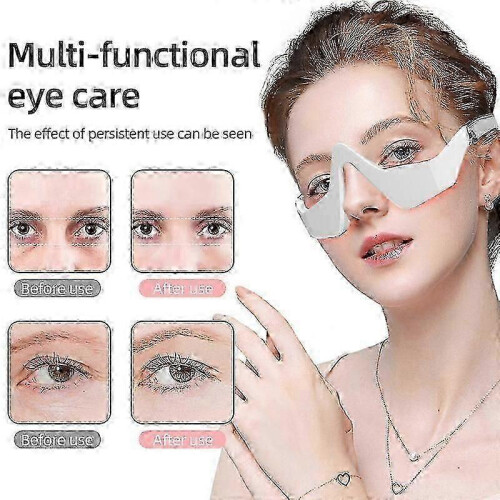 Anti-ag Under Eyes Red Light Therapy Massager Glasses Microcurrent Beauty Device 1
