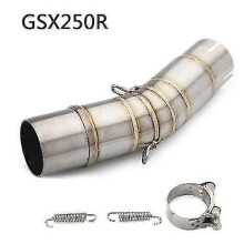 Suzuki GSXR600 750 700 K7 K8 Tubo di collegamento centrale Silenziatore di scarico Slip On ~18709