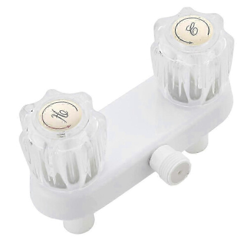 RV Shower Faucet Replacement Valve Diverter 4 Inch Dual Knobs Bathroom