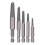 5pcs Hex Shank Fine Teeth Broken Screw Extractor Damaged Bolts Removal Tool Easy Out Kit 1