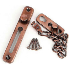 Honggu Heavy Duty Spring Loaded Anti-Theft Chain Lock for Doors