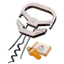 Two-Prong Wine Corkscrew for Old Fragile Corks - Two-Prong Cork Puller