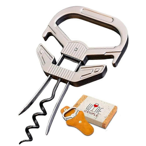 Two-Prong Wine Corkscrew for Old Fragile Corks - Two-Prong Cork Puller
