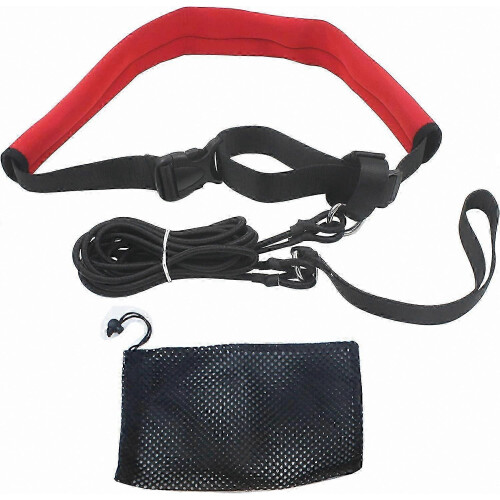 Swim Resistance Belt 2.0M Tether for Pool Training & Practice