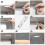 Self-Adhesive Magnetic Strips 22 Pack for Fly Screens Permanent Magnets 3