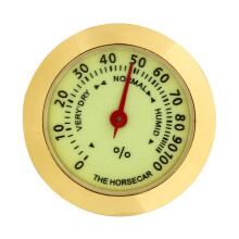 Professional Round Cigar Hygrometer High Precision Tobacco Moisture Humidity Meter