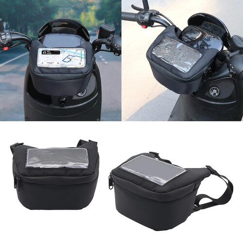 Tunnelsätespåse fram förvaringsväskor för motorcykel, scooter, telefon, navigationsficka 1