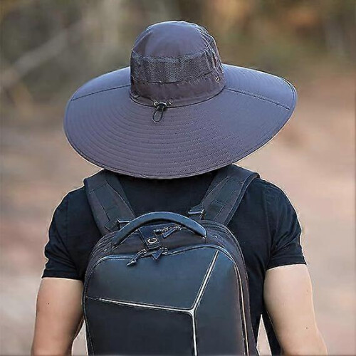 Cappello a secchiello super largo impermeabile UPF50+ per pesca, escursionismo e campeggio. 2