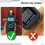 Adjustable Safe Durable Bicycle Rear View Mirror - Wide Angle 4