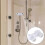 RV Shower Faucet Replacement Valve Diverter 4 Inch Dual Knobs Bathroom 3
