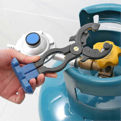 Functional Spanner Space-Saving Adjustable Non-Slip Handle Gas Wrench for Home and Bottle 2