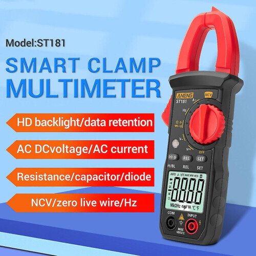 Handheld Digital Multimeter Voltmeter Ammeter LCD Panel Voltage Current Tester 1
