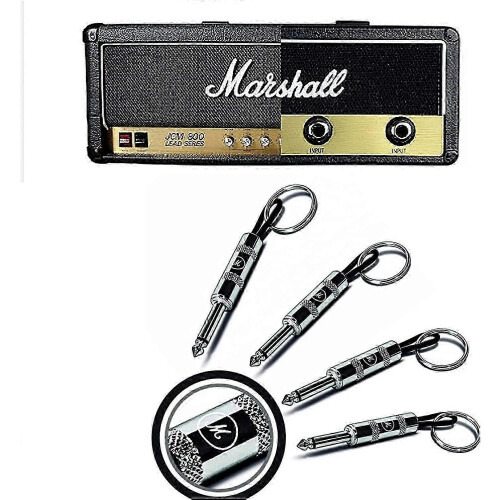 Creative Guitar Keychain Wall Mounting Hook Rack Holder 2