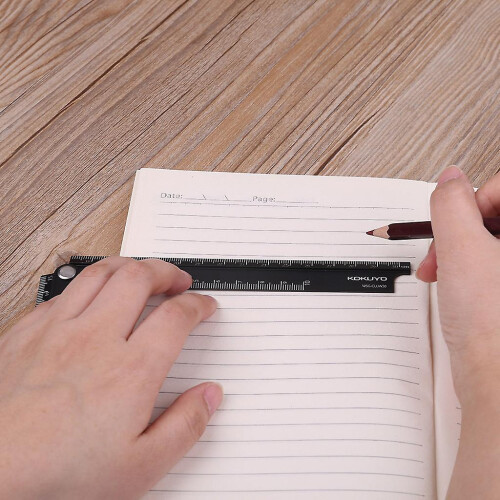 Lightweight Compact-size Aluminum Alloy Folding Drawing Ruler 15cm-30cm Ruler 2