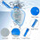 Swimming Pool Spa Landing Net Retractable Pole Robust Frame Skimmer Basin Carp Net 3