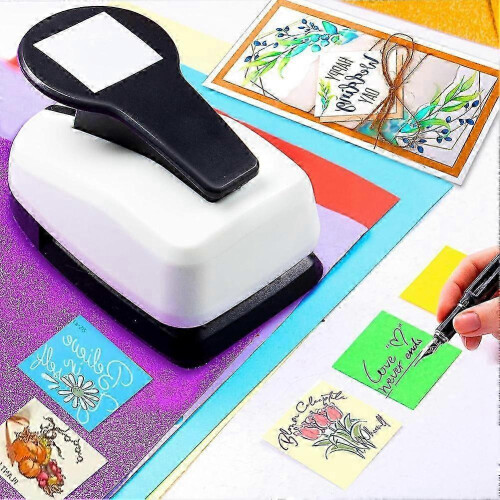 Perforatrice carrée de 5 cm (2 pouces) pour loisirs créatifs et scrapbooking 1