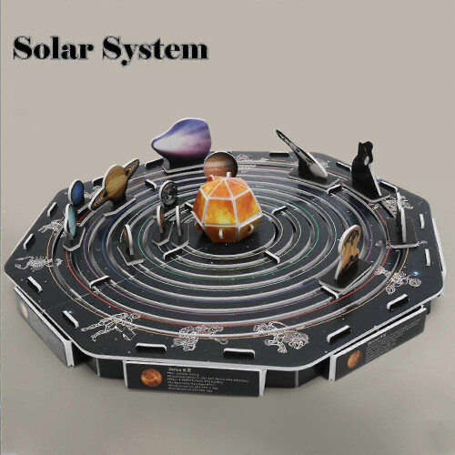 3D Solar System Paper Puzzle Model Kit Educational Gift DIY 2