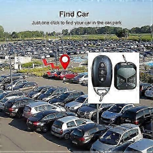 Wireless One-Way Car Alarm Remote Control Car Search Vibration Sensor Auto-Sense 2