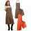 2-Pack Long Artisan Split Leg Aprons for Pottery & Ceramics Unisex 2
