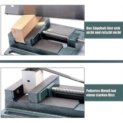 Sliding Rail Guide 75mm Machine and Drill Press Vise for Milling Drilling Machines 1