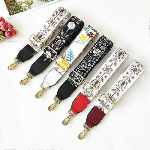 Colorful Floral Adjustable Shoulder Strap 130cm DIY Crossbody Bag Accessory 1