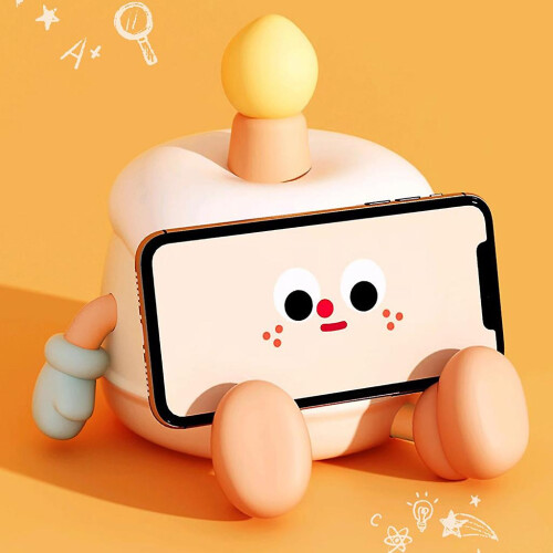 Small Bedside Lamp with Creative Cartoon Birthday Cake LED Night Light 1