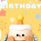 Small Bedside Lamp with Creative Cartoon Birthday Cake LED Night Light 4