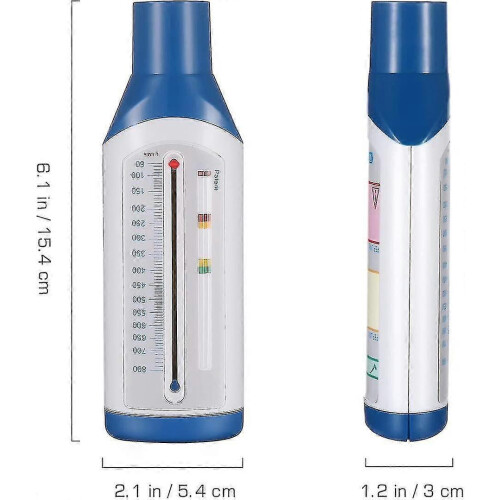 Essential Peak Flow Meter Expiratory Flow Lung Function Spirometry Personal Monitor 1