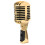 Vintage Classic Wired Professional Dynamic Vocal Microphone for Live Performance Karaoke 2