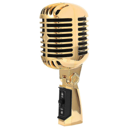 Vintage Classic Wired Professional Dynamic Vocal Microphone for Live Performance Karaoke 1