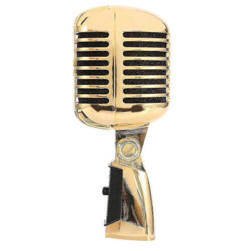 Vintage Classic Wired Professional Dynamic Vocal Microphone for Live Performance Karaoke 2