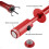 4 Claw Flexible Magnetic Pickup Tool with LED Light Foldable Long Reach Hand Pickup 3