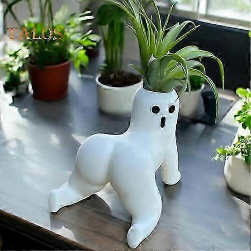 Big Booty Ghost Pouting Butt Planter Resin Air Plant Holder Tabletop Decor Gag Gift 2