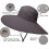 Cappello a secchiello super largo impermeabile UPF50+ per pesca, escursionismo e campeggio. 5