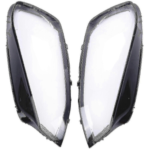 2Pcs Clear Headlight Lens Cover Replacement for VW Golf 7 Mk7 2014-2017