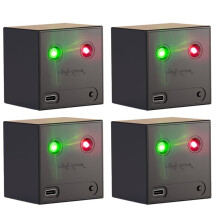 Rechargeable Battery R&G Projector Disco DJ Light Dance Bar Party Car Effect Christmas Decorate Stage Lamp