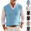 (Dark Gray,3XL)Men Sleeveless Knit Top With Polyester Fabric Fine Textured Pattern Spring Fall 6