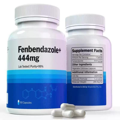 Fenbendazole Capsules 90 Count Energy Supplement Immune Support Pet Nutrition 1