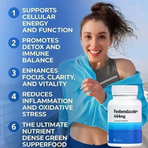 Fenbendazole Capsules 90 Count Energy Supplement Immune Support Pet Nutrition 2