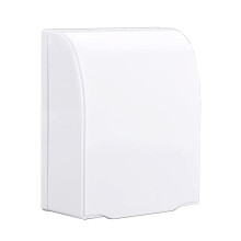 3 Pack Clear Outlet Childproof Cover, Waterproof Switch Socket Box for Bathroom Outlets, Splash Proof Socket Protector in White Finish