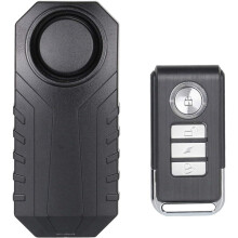 Bike Alarm with Remote Control, Anti Theft Motorcycle Alarm System with Vibration Detection, Loud Siren for Bicycles Motorcycles Sco