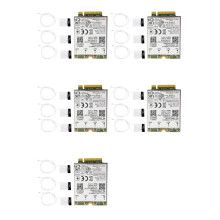 5X T77W968 DW5821E X20 4G LTE Module Cat16 Gigabit 4G Wireless Card for 5420 5424 7424 7400 Laptop+15XAntennas